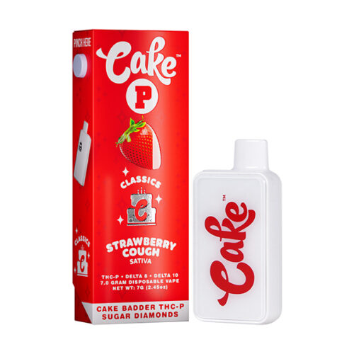 Cake Delta 8 + THCP Disposable Vape | 7g - Strawberry Cough