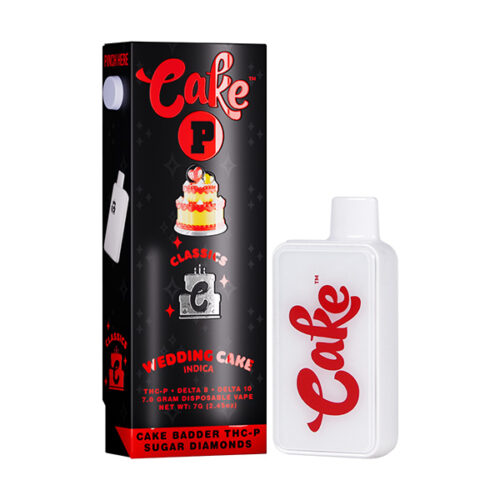 Cake Delta 8 + THCP Disposable Vape | 7g - Wedding Cake
