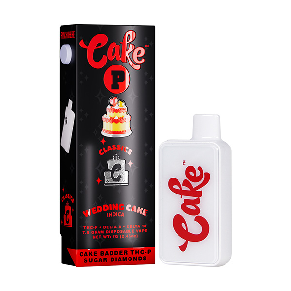 Cake Delta 8 + THCP Disposable Vape | 7g - Wedding Cake