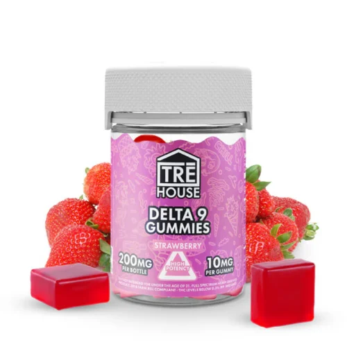 TRE House Delta 9 Gummies - Strawberry